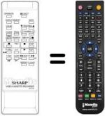 Télécommande équivalente RRMCG 0610 GESA