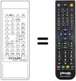 Télécommande équivalente RRMCG 0618 PESA