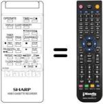 Télécommande équivalente RRMCG 0778 UM