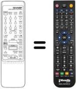 Télécommande équivalente RRMCG 0892
