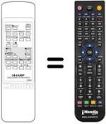 Télécommande équivalente RRMCG 0952 CESA