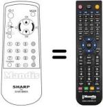 Télécommande équivalente RRMCG 1051 BMSA