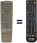 Télécommande équivalente Sharp RRMCG 1203 AJSA