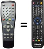 Télécommande équivalente United UTV 14X73 U
