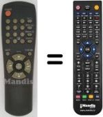 Télécommande équivalente 10107 N