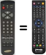 Télécommande équivalente 3F14-00038-091