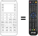 Télécommande équivalente SDA 200