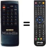 Télécommande équivalente STR 2050