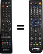 Télécommande équivalente Samsung LE 46N7