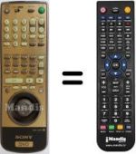 Télécommande équivalente RMT-D107 P