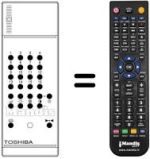 Replacement remote control T-534 A / B