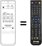 Télécommande équivalente T 111 VTR