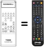 Télécommande équivalente T 3000
