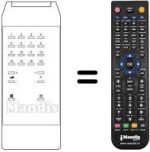 Télécommande équivalente T 848
