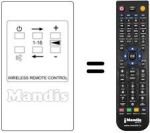 Télécommande équivalente SCHNEIDER TEC 3624