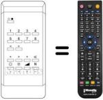 Télécommande équivalente Panasonic TC-2282 FR / SR