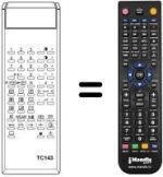 Télécommande équivalente DIGITAL MULTYSTANDARD