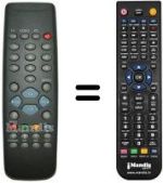 Télécommande équivalente Sinudyne 42000