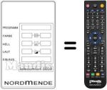 Replacement remote control TELECOMFORT 5000