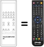 Télécommande équivalente TELECOMPUTER 26
