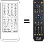 Télécommande équivalente Sinudyne EOS 16234