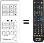 Replacement remote control TELESENSOR II