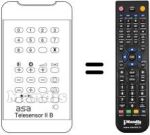 Replacement remote control TELESENSOR IIB