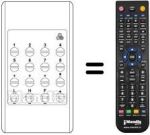 Télécommande équivalente TELESONAR 8