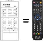 Télécommande équivalente Thomson D 36 FI