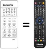 Télécommande équivalente TI 41