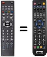 Télécommande équivalente United LED 26X10