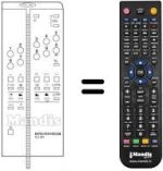 Télécommande équivalente TLC 331