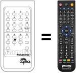Replacement remote control TNQ 1663
