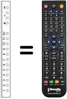Télécommande équivalente TNQ 1675