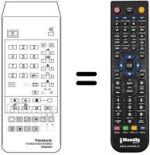 Replacement remote control TNQ 8E 0402