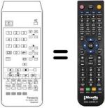 Replacement remote control TNQ 8E 0405