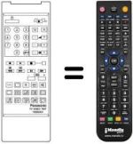Télécommande équivalente TNQ 8E 0421