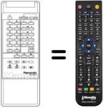 Télécommande équivalente TNQ 8E 0434