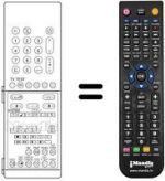 Replacement remote control Panasonic TC-28G1 F