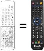 Replacement remote control TNQ 8E 0454