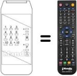 Replacement remote control TP 862