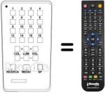 Replacement remote control TT 2