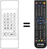Télécommande équivalente Yoko YCT-2540