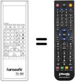 Télécommande équivalente TV 501
