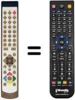 Télécommande équivalente Lenoir M4FL 42 B 7985
