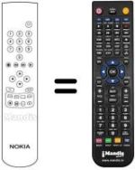 Replacement remote control Ingelen TVR 5135