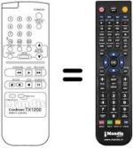 Télécommande équivalente TX 1200