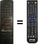 Télécommande équivalente Sinudyne 34B5 A