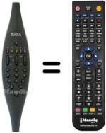 Télécommande équivalente Saba T 7049 NICX
