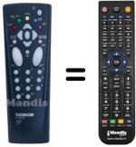 Télécommande équivalente Thomson 29 DU 40 E